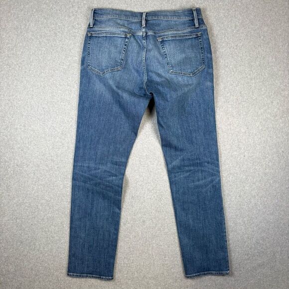Frame Mens Size 34 L' Homme Slim Denim Jeans Medium Wash Pockets Stretch - Picture 7 of 10